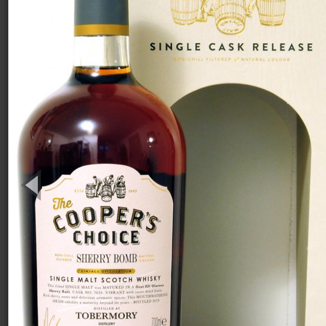 Tobermory The Cooper's Choice Sherry Bomb 2019 #2639