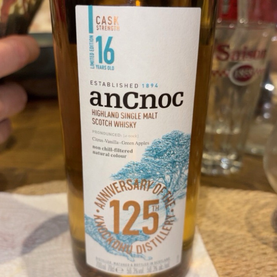 AnCnoc 16 125th anniversary