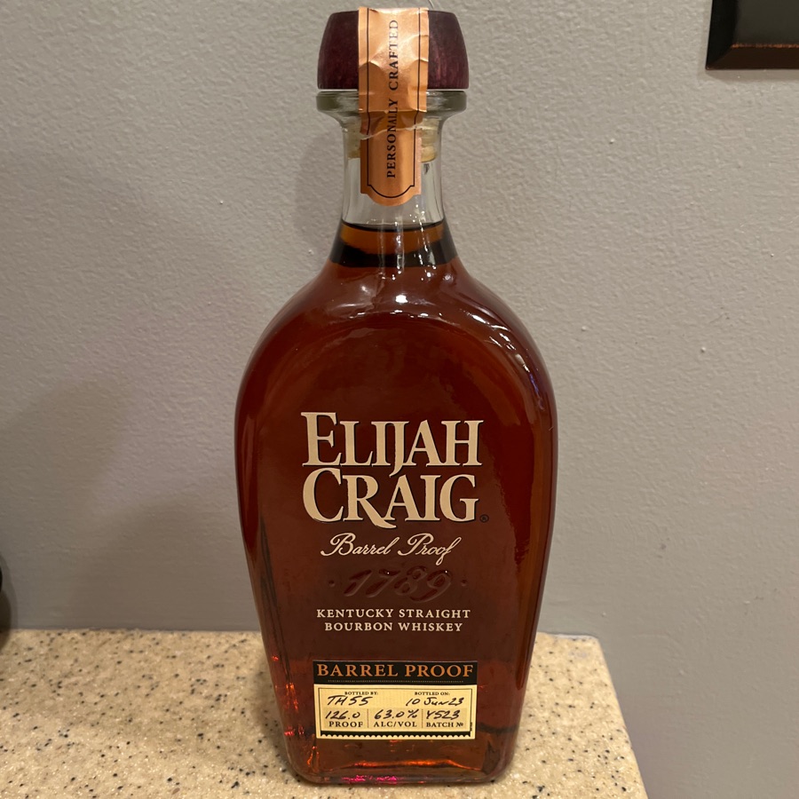 Elijah Craig Barrel Proof Batch Y523