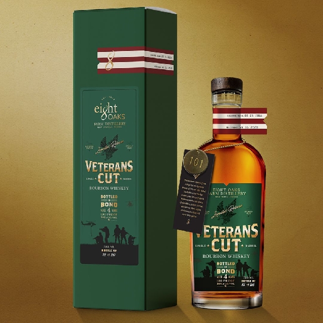Eight Oaks Veterans Cut Bottled-In-Bond Bourbon