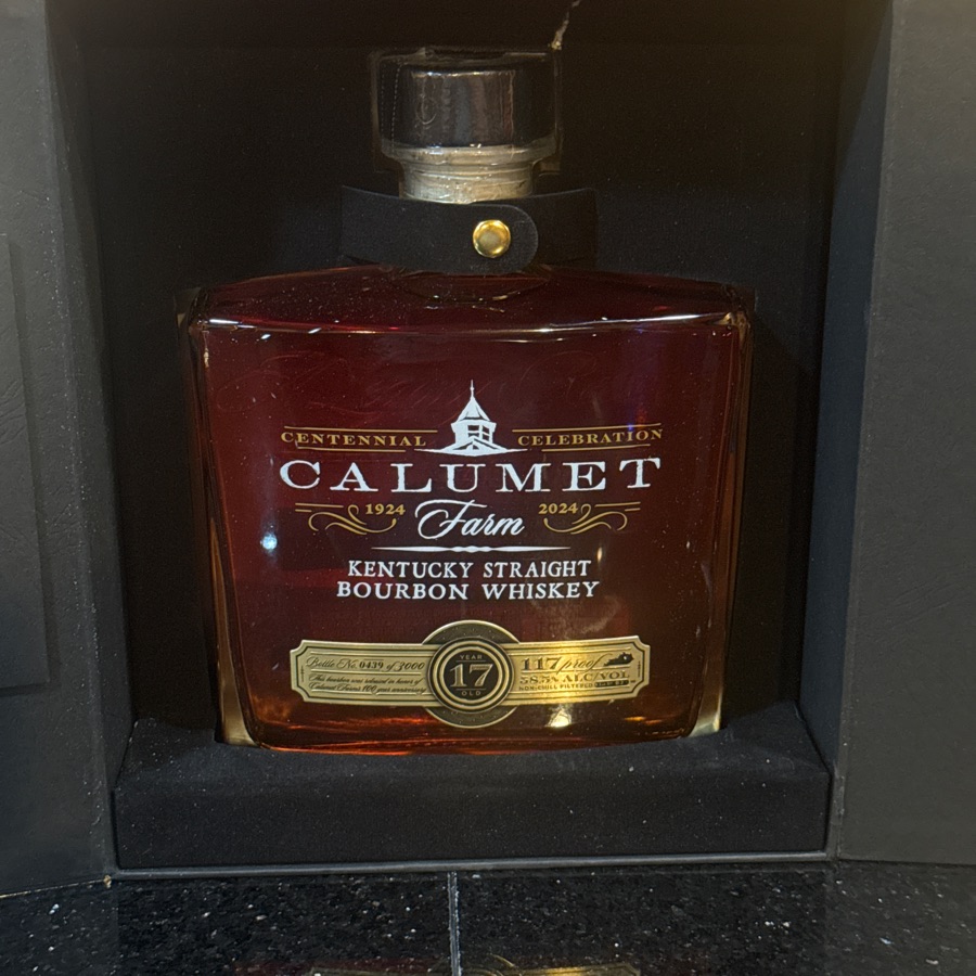Calumet Farm Centennial 100 Year Anniversary 17 Years Old Kentucky Straight Bourbon