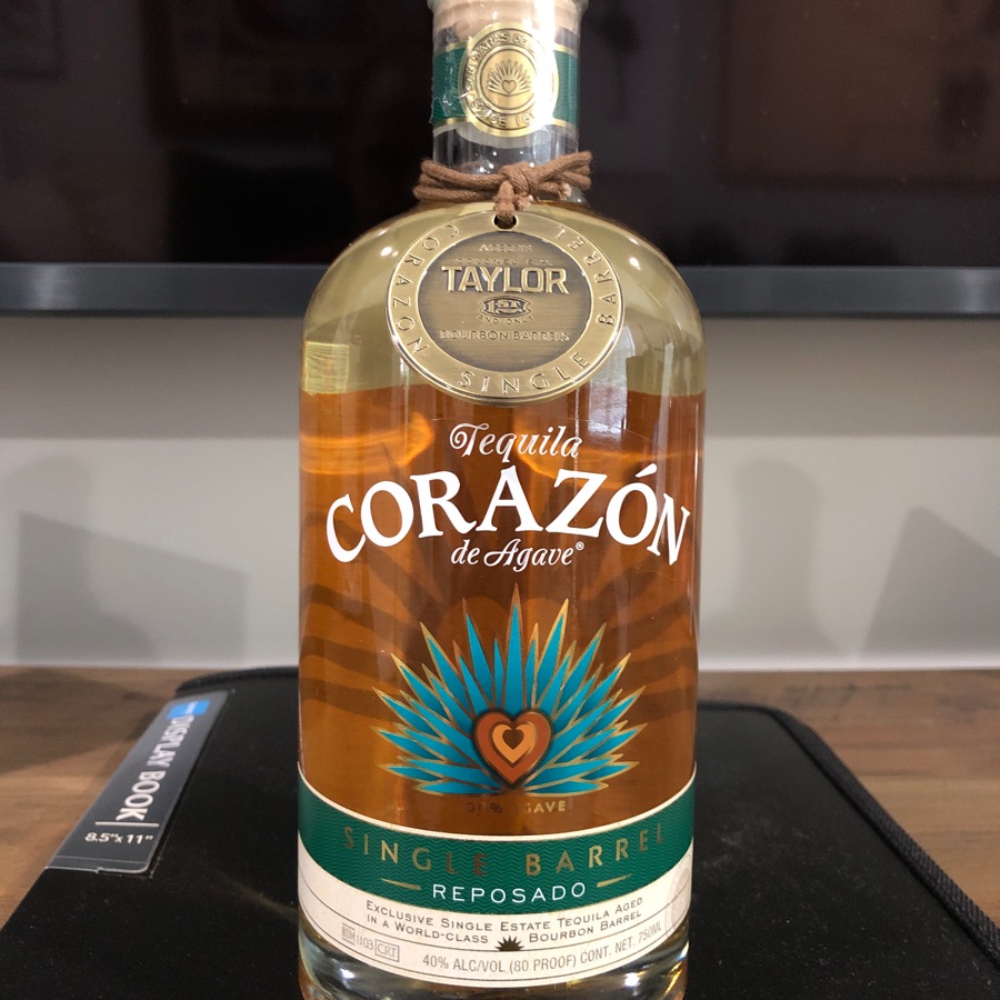 Corazon Reposado Single Barrel Aged in E.H. Taylor Bourbon Barrels