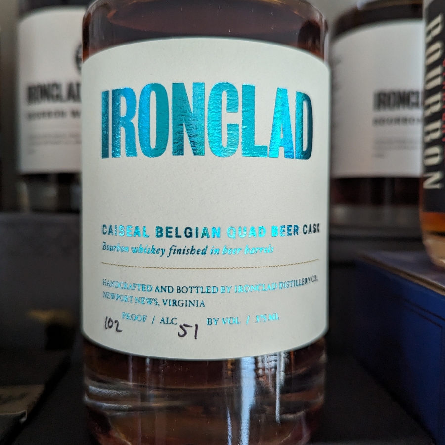 Ironclad Caiseal Belgian Quad
Beer Cask Bourbon Whiskey