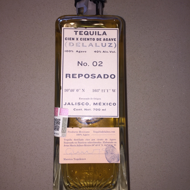 Tequila Delaluz No. 02 Reposado
