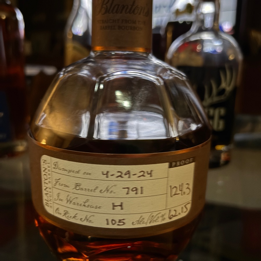Blanton's Straight From the Barrel #791