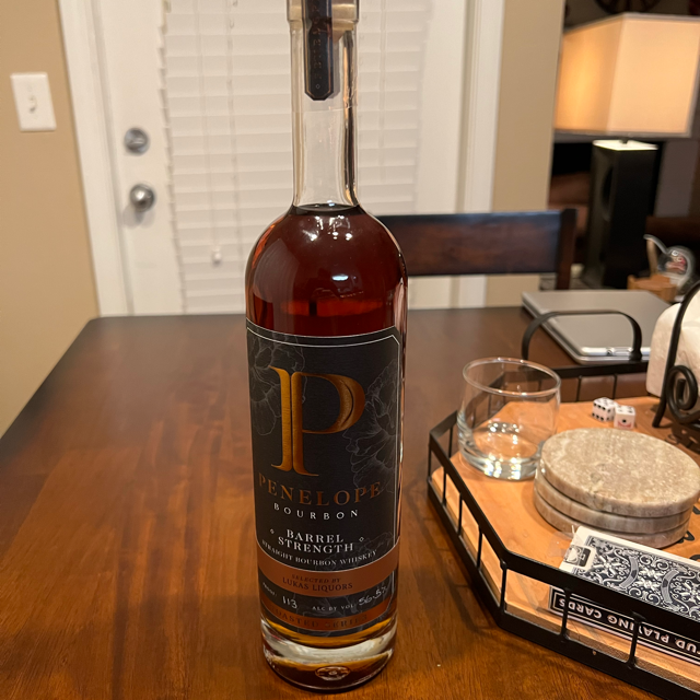 Penelope Toasted Barrel Strength Bourbon (Lukas Liquor Single Barrel Pick)