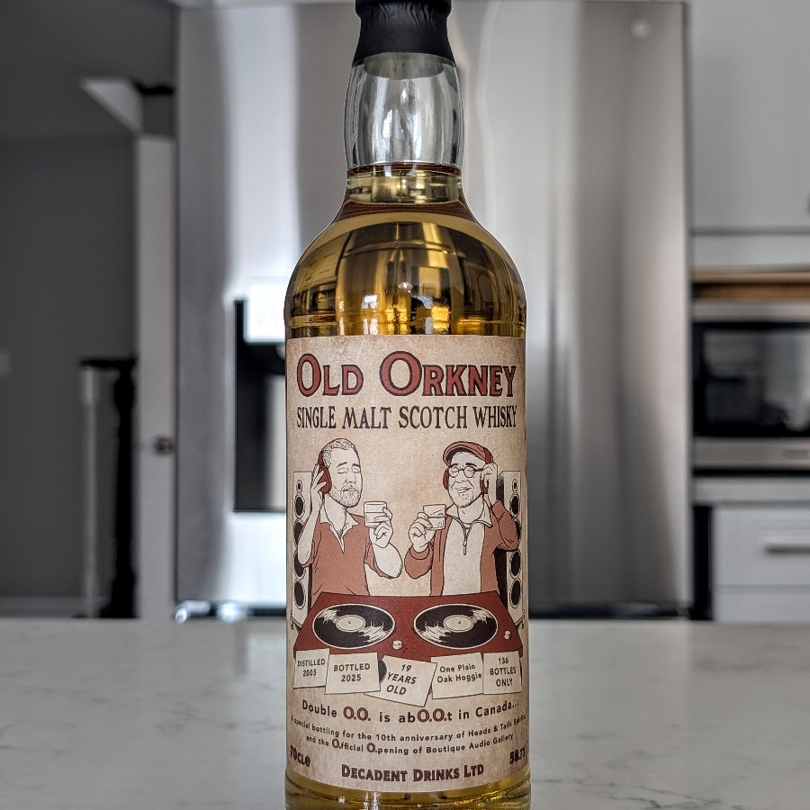 Decadent Drinks Old Orkney (Highland Park) 2005 19 Year Single Malt Scotch Whisky (Heads & Tails)