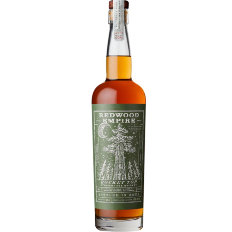 Redwood Empire Rocket Top Bottled in Bond Rye (Spring 2019 Vintage)