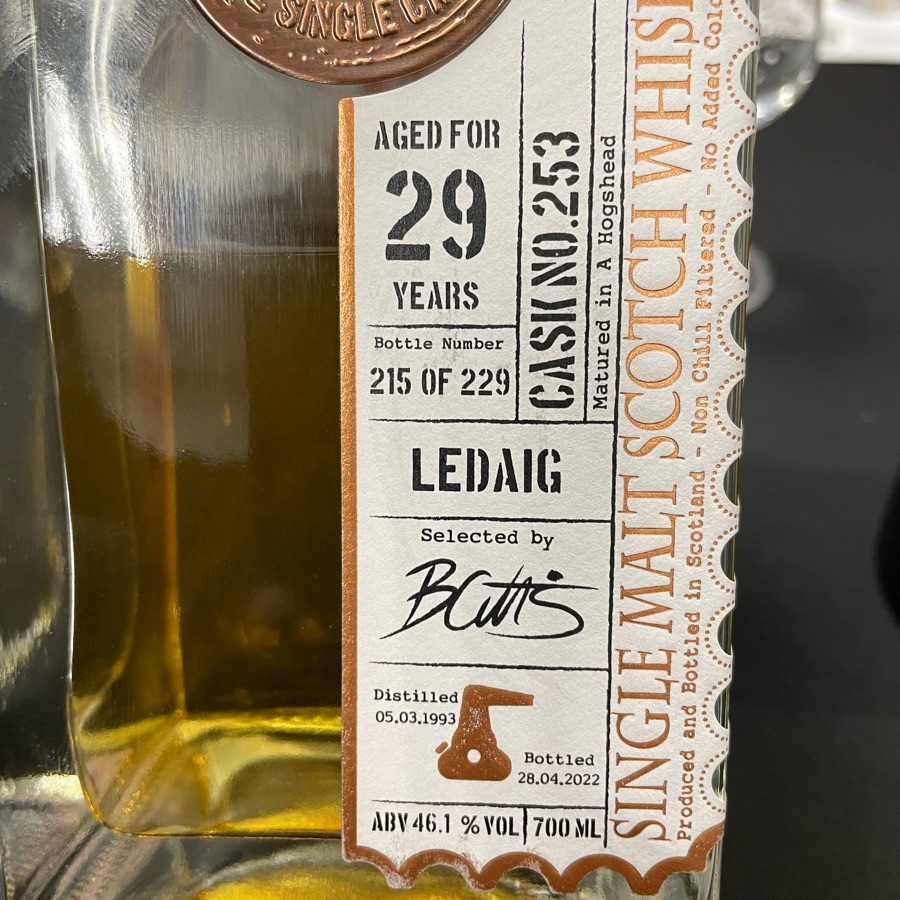 Ledaig 29Y 46.1% The Single Cask
