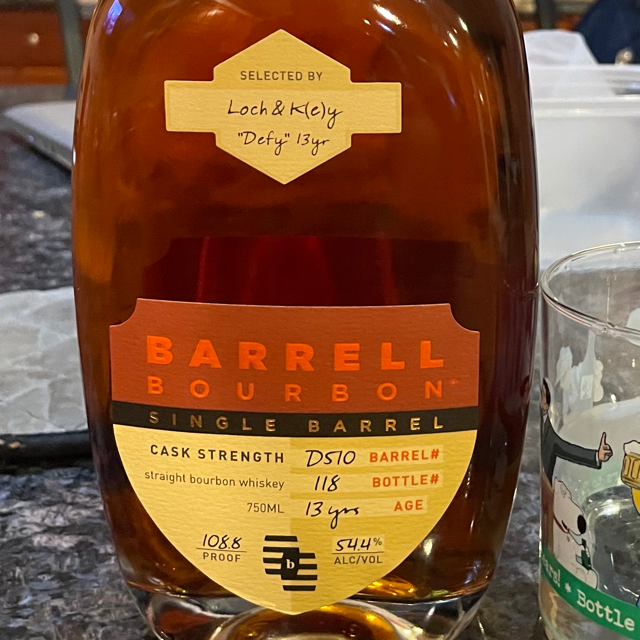 Barrell Bourbon Cask Strength #D510