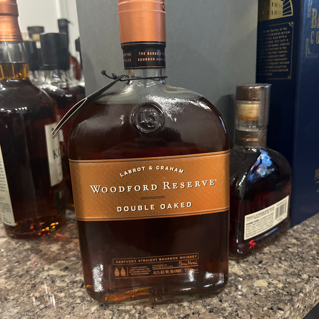 Woodford Reserve Double Oaked Old Label