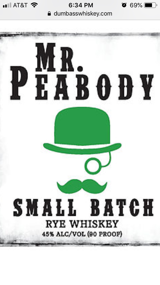 Mr Peabody Rye Whiskey