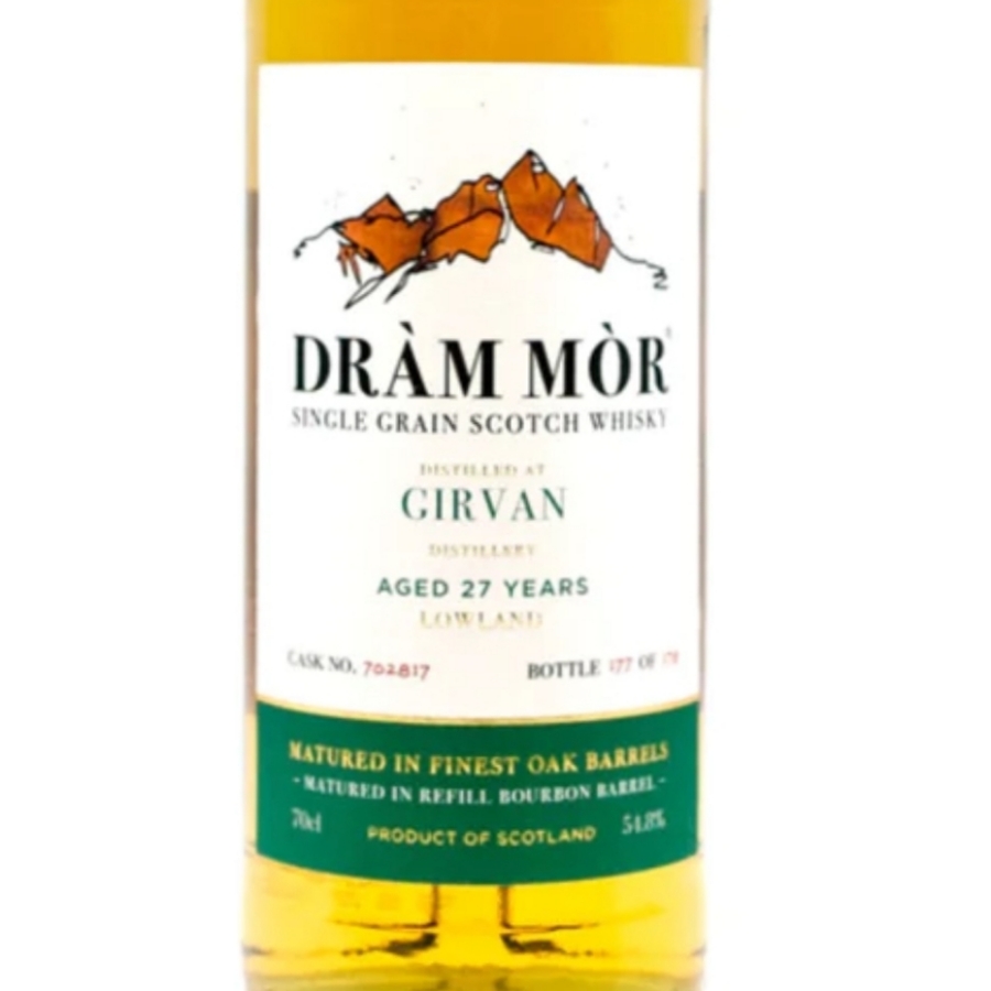 GIRVAN 27 YEAR OLD DRAM MOR SINGLE CASK