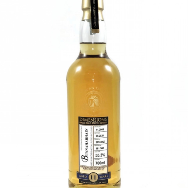 Bunnahabhain 2008 11 Year Old (Duncan Taylor Dimensions)