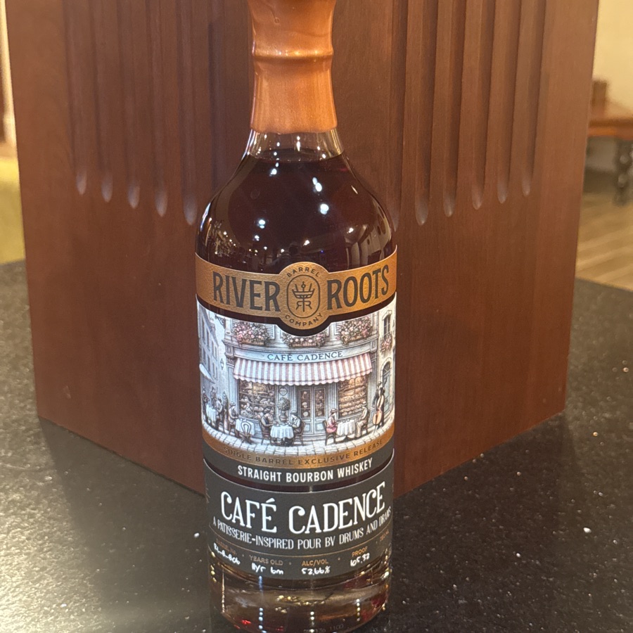 River Roots Straight Bourbon Single Barrel No. RL-B-B06 (Drums & Drams - Cafe Cadence)