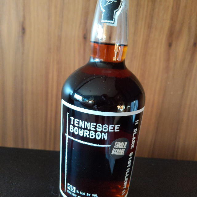 H Clark Distillery Tennessee Bourbon Single Barrel