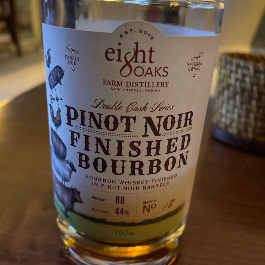 Eight Oaks Pinot Noir Finished Bourbon
