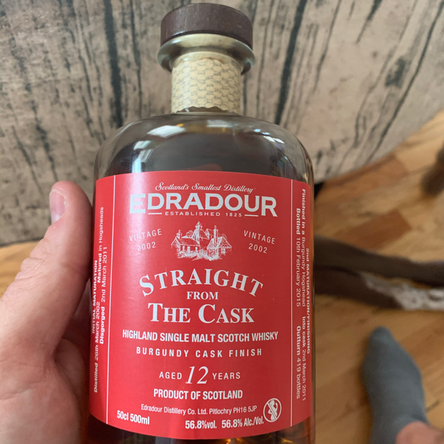 Edradour 12 straight from the cask