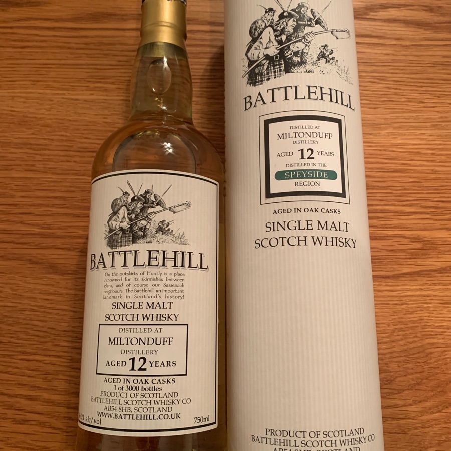 Battlehill Miltonduff 12 year