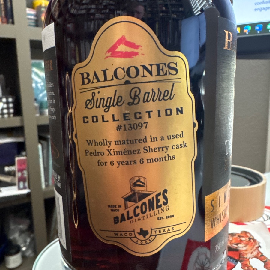 Balcones Texas Single Malt Single Barrel #13097