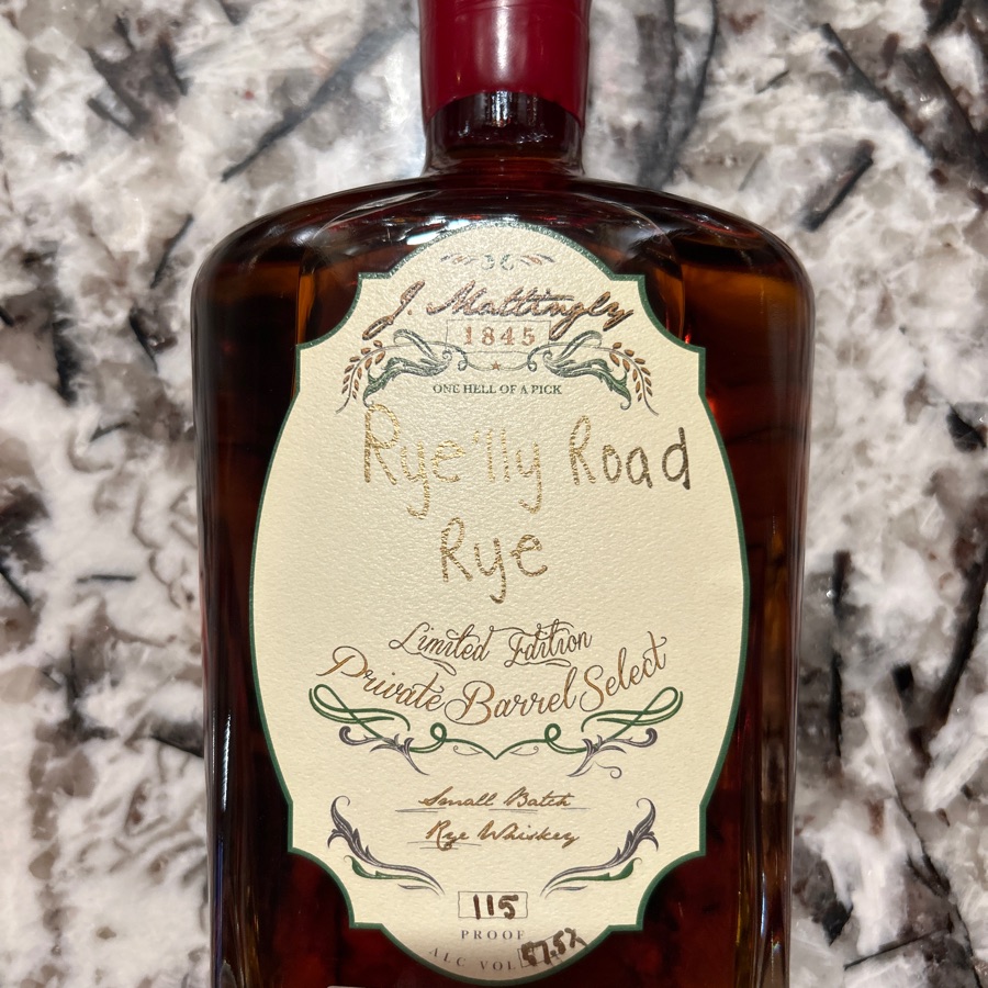 J Mattingly- limited edition private barrel select