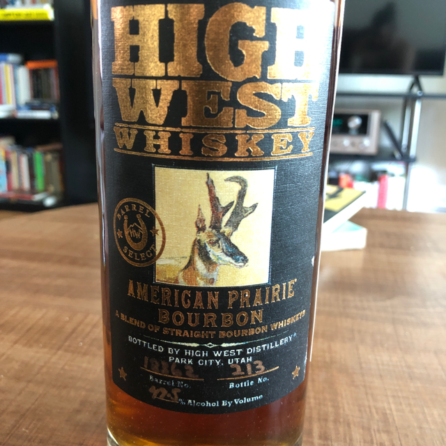 High west American prairie bourbon barrel select amontillado finish (warehouse liquors)