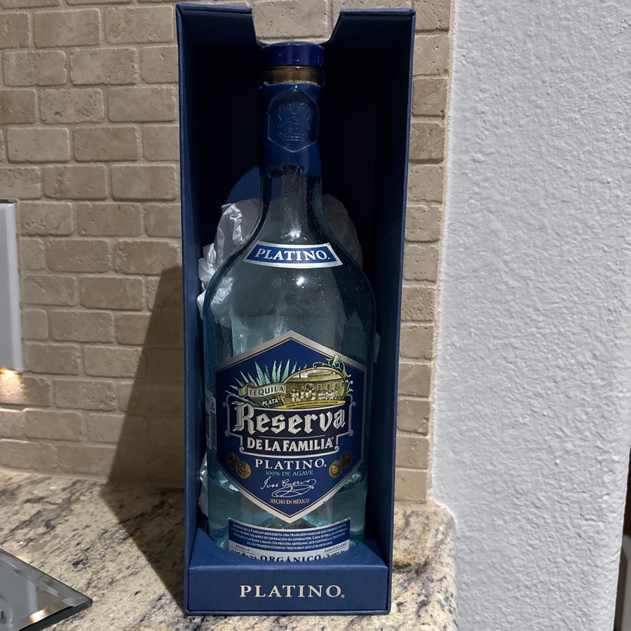 Tequila Reserva de la Familia Platino Organico