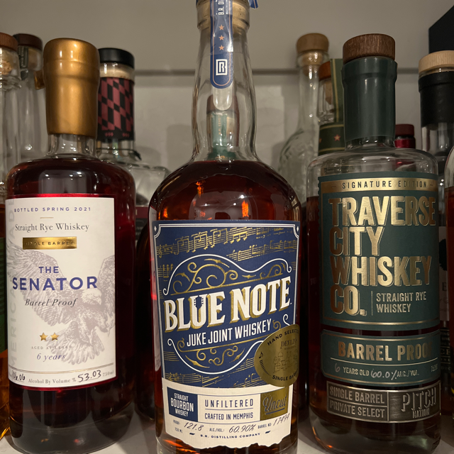Blue Note Juke Joint Whiskey Single Barrel (Devlin's)