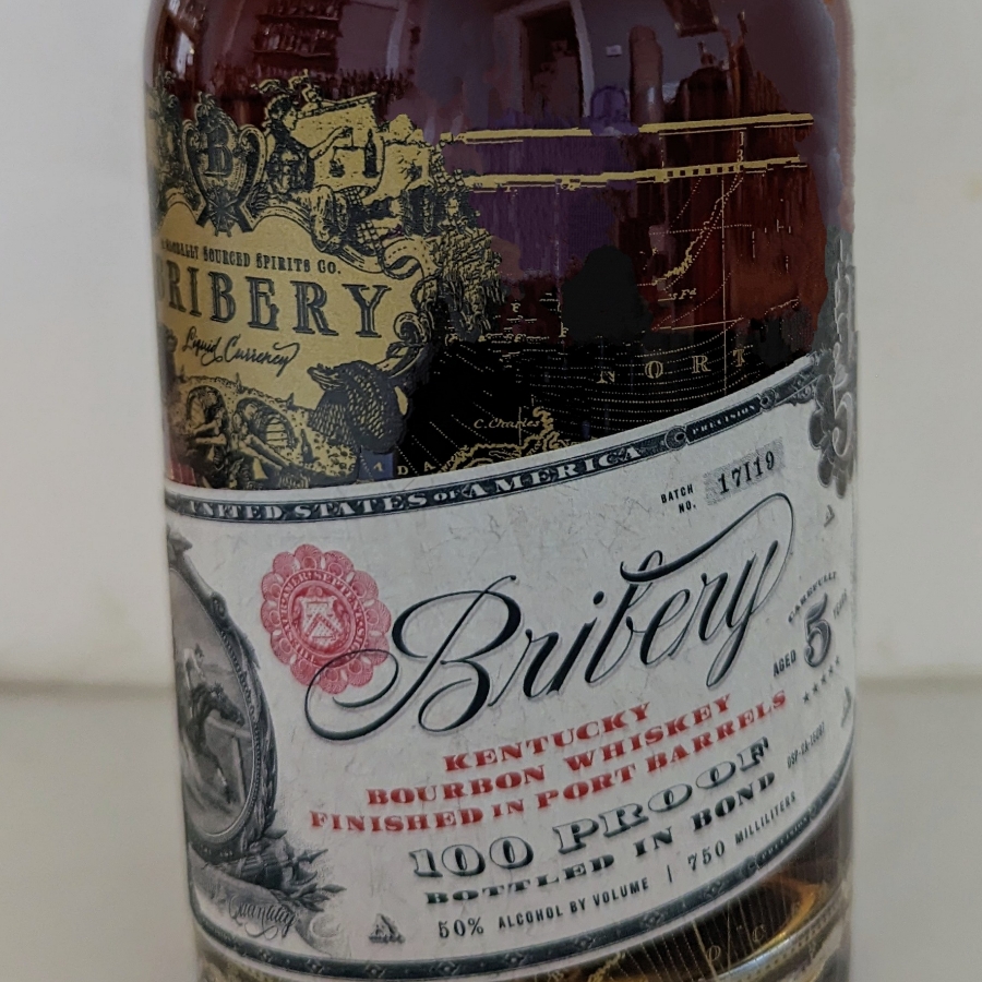 Bribery Kentucky Bourbon Whiskey Finished in Port Barrels