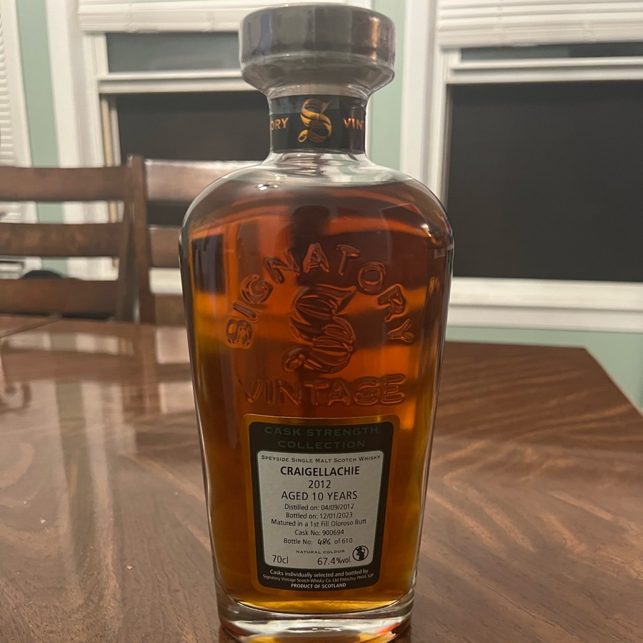 Signatory Craigellachie 2012 Aged 10 Years