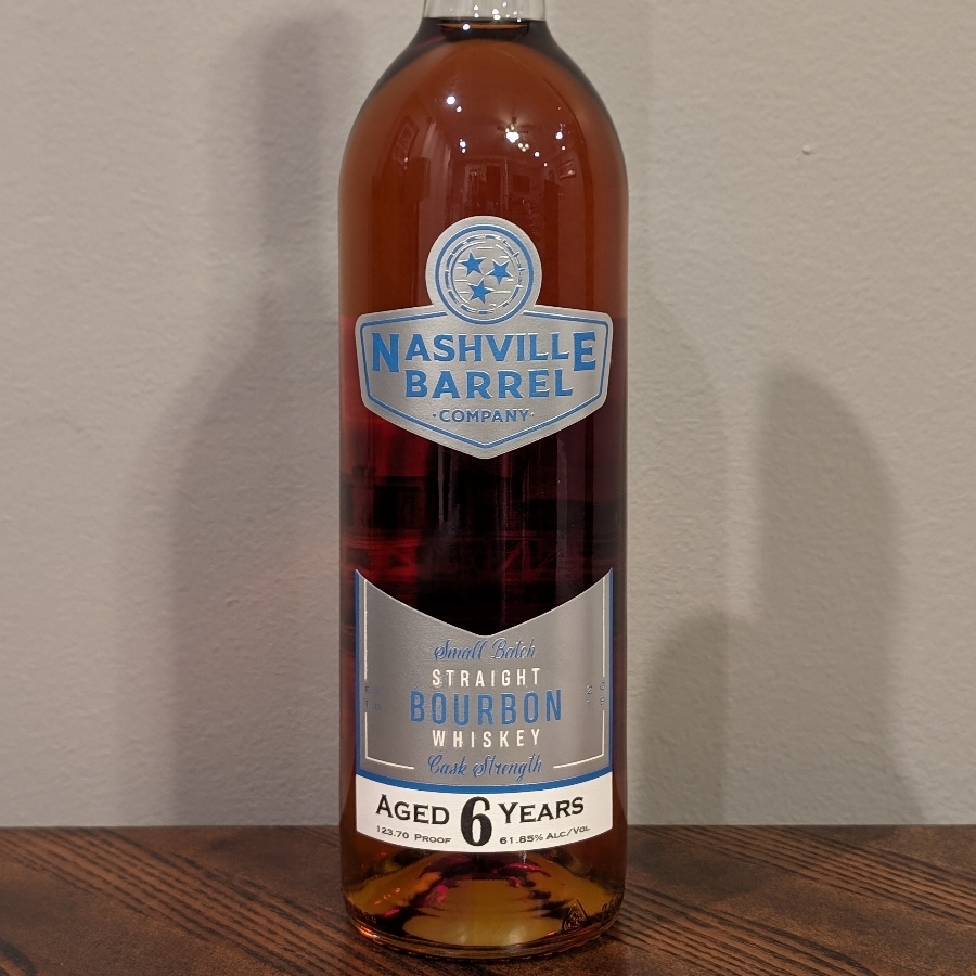 Nashville Barrel Company Small Batch Cask Strength Straight Bourbon Whiskey