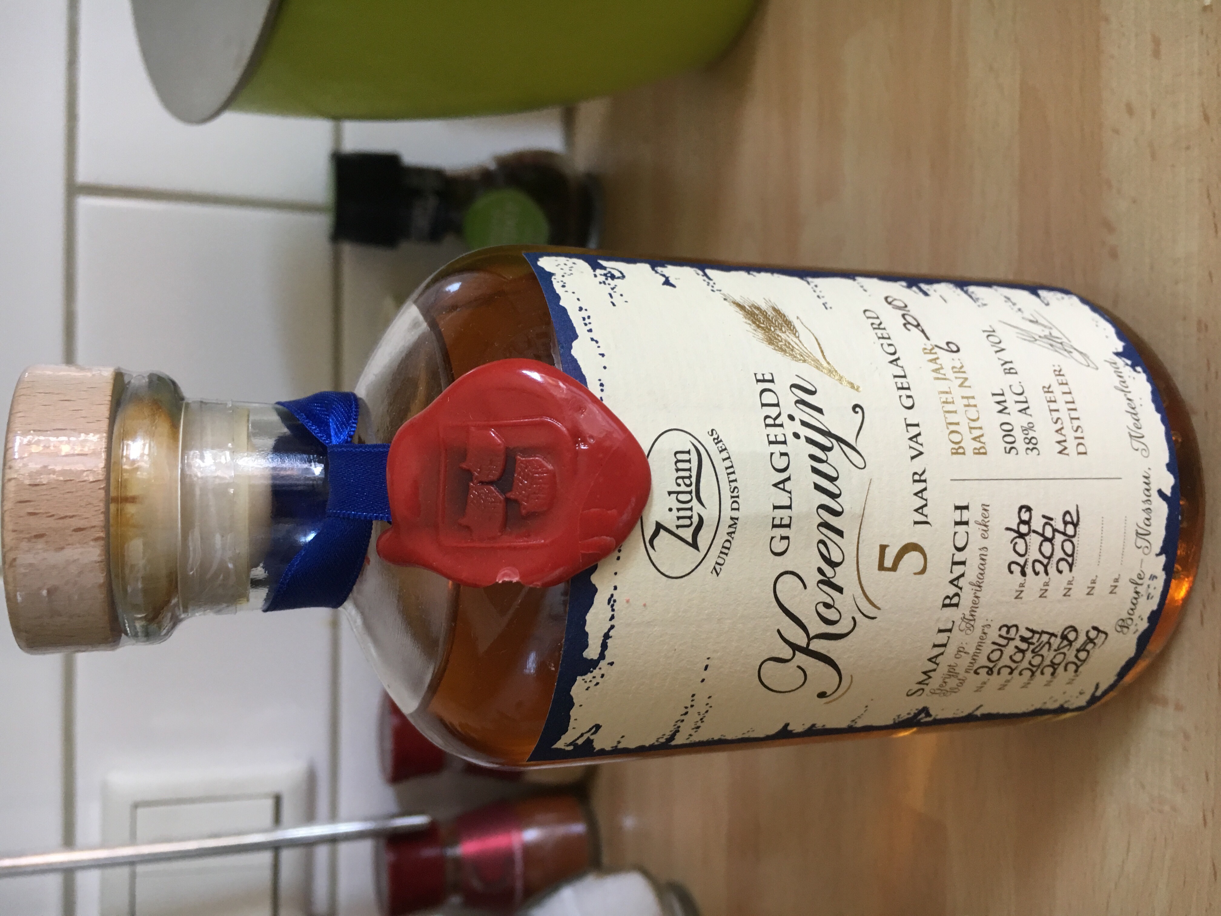 Zuidam Korenwijn 5 year vatgelagerd
