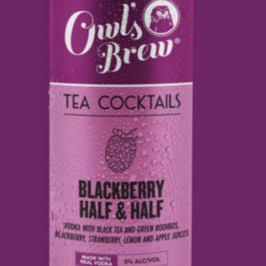 Owl's Brew Tea Cocktails Blackberry Half & Half