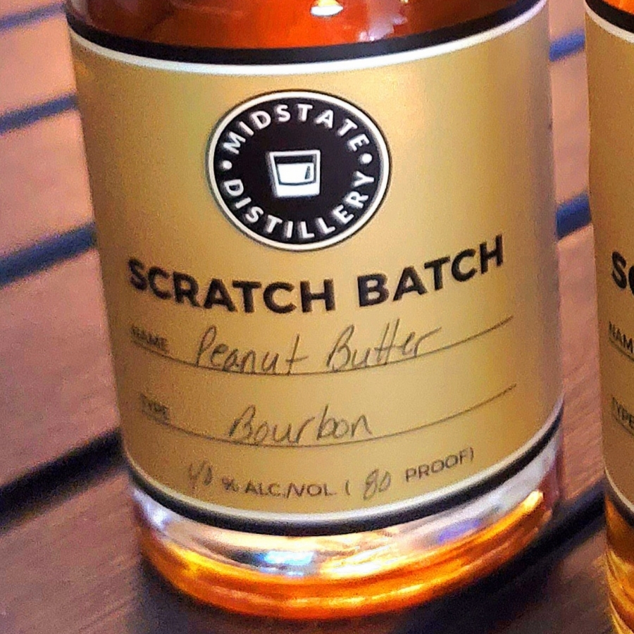 Midstate Distillery Scratch Batch Peanut Butter Bourbon