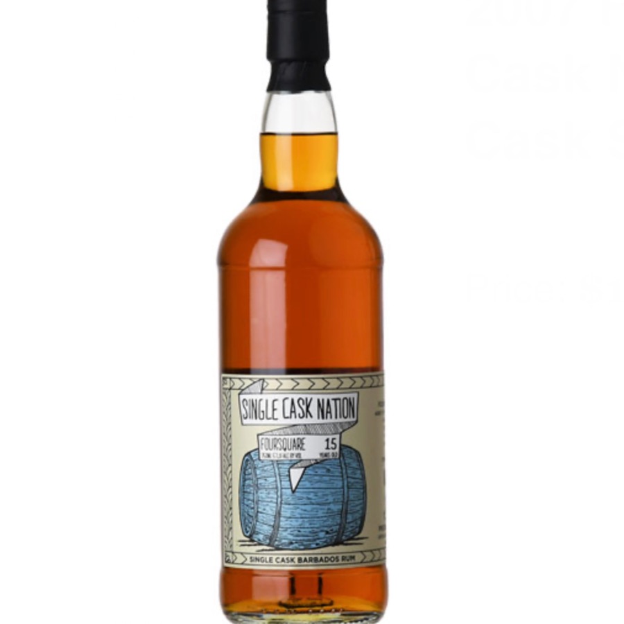Single Cask Nation Foursquare Single Cask Barbados Rum, Aged 15 Years