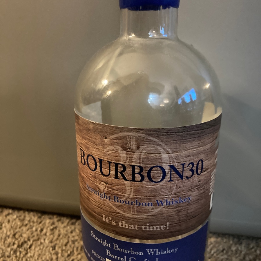 Bourbon30 Straight Bourbon Whiskey