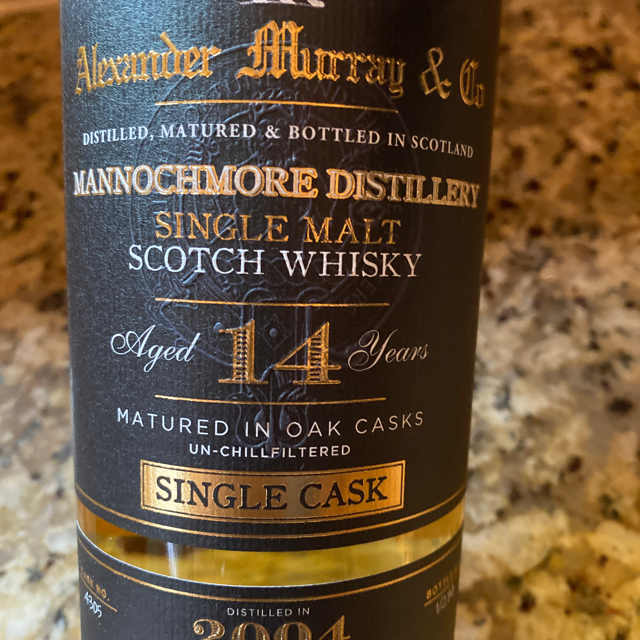 Mannochmore 2004 14 Year Single Cask (Alexander Murray & Co.)