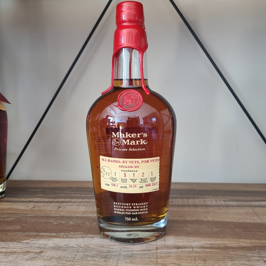 Maker's Mark Private Selection (All Ranks: By Vets,  For Vets Release 001)