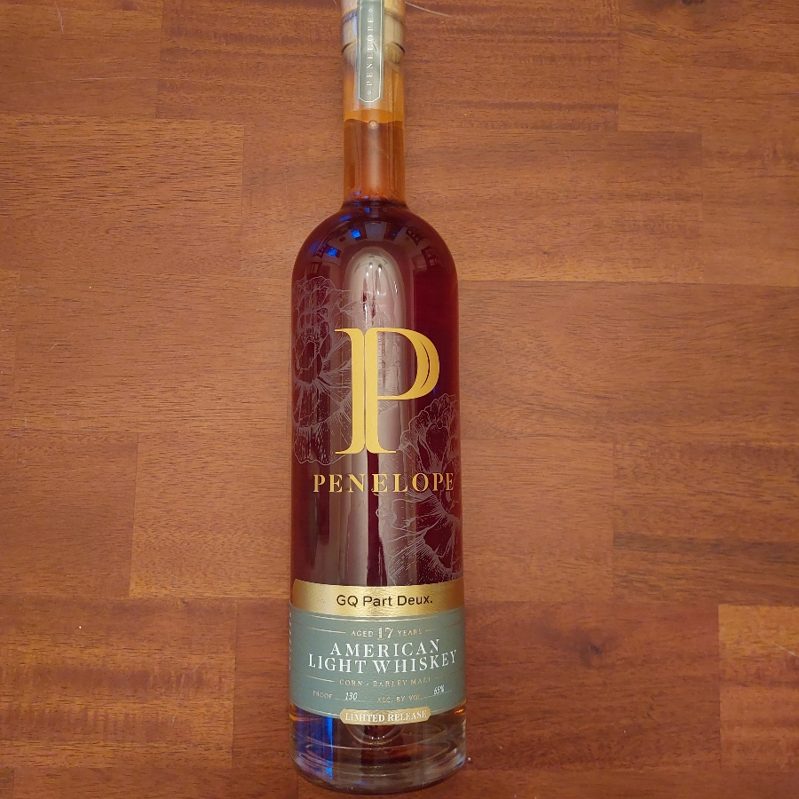 Penelope American Light Whiskey (GQ Part Deux)