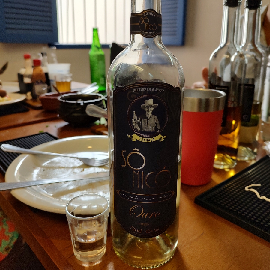 CACHAÇA SÔ NICÓ OURO AMBURANA