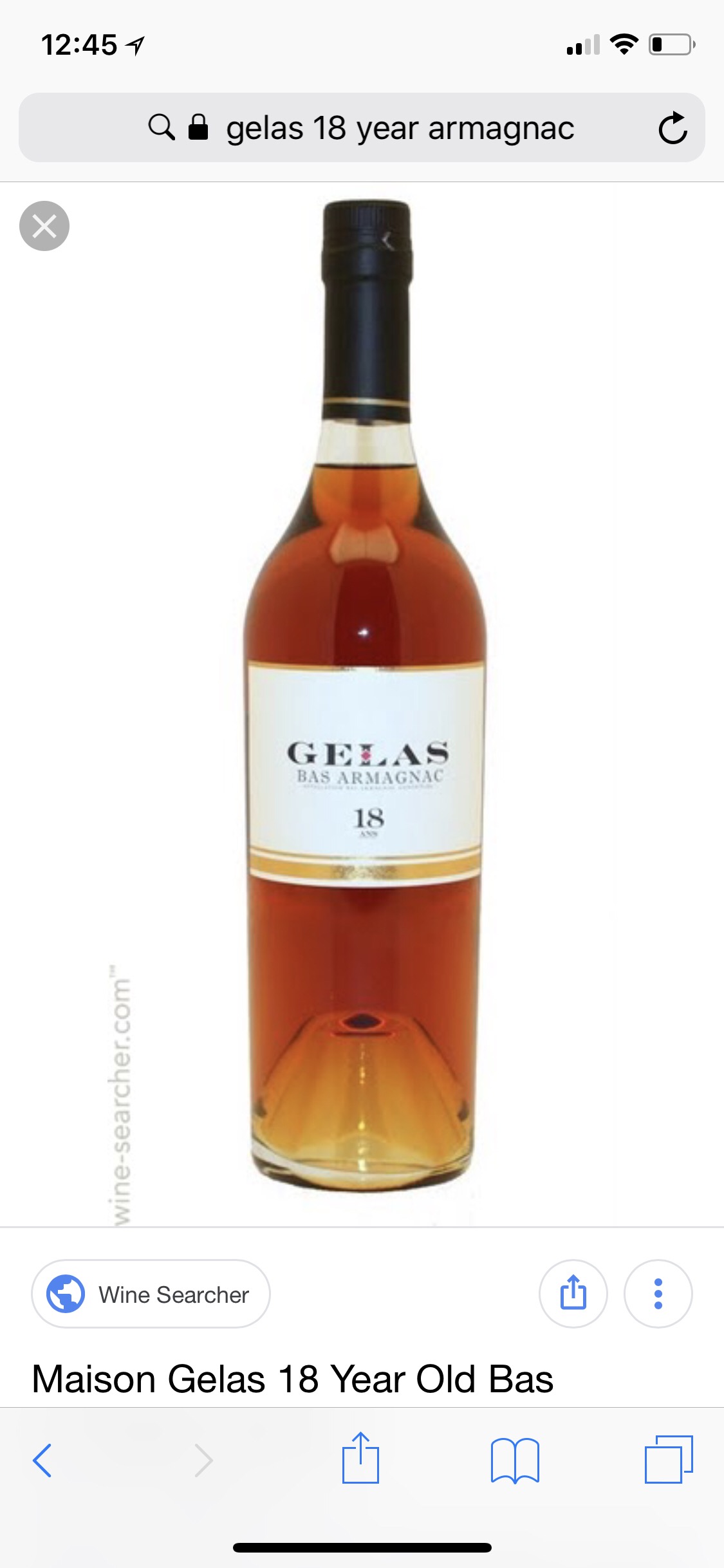 Gélas Armagnac 18 Year
