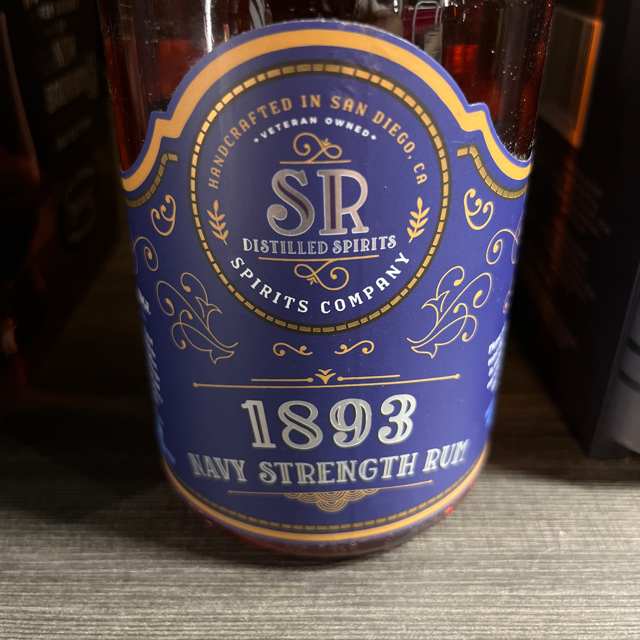 SHADOW RIDGE 1893 Navy Strength RUM