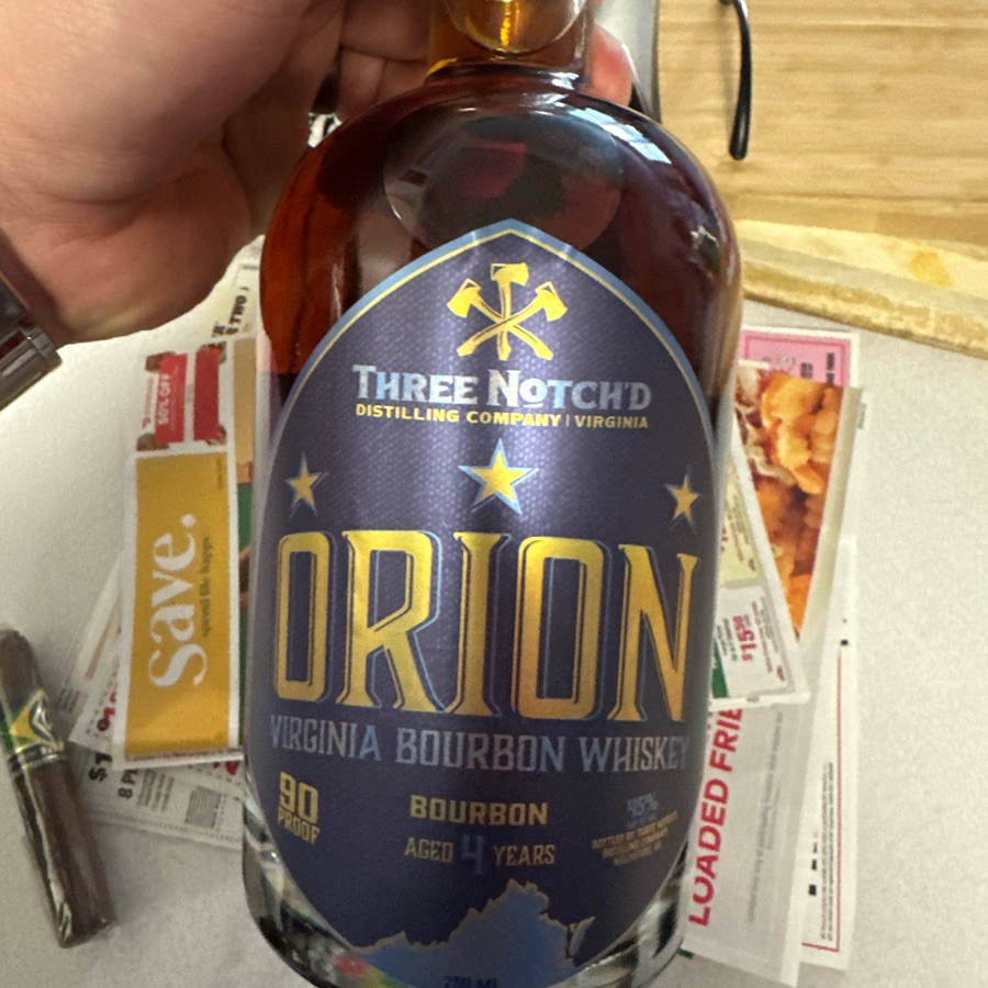 Three Notch'd Orion Virginia Bourbon Whiskey