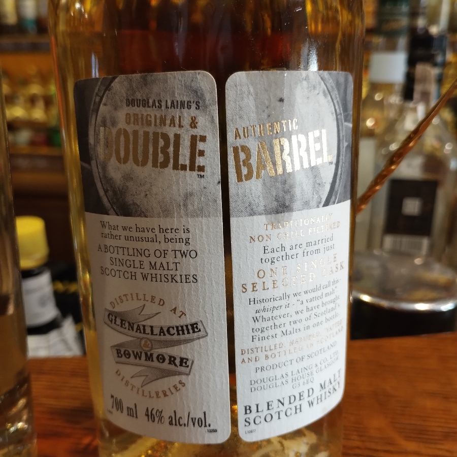 Douglas Laing's Double Barrel Glenallachie & Bowmore