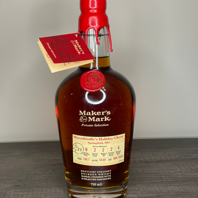 Maker's Mark - Private Selection (Macadoodle's Holiday Cheer, Springfield, MO, Aug 2020)