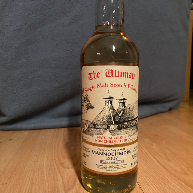 Mannochmore 2007 11 Year Cask Strength (The Ultimate)