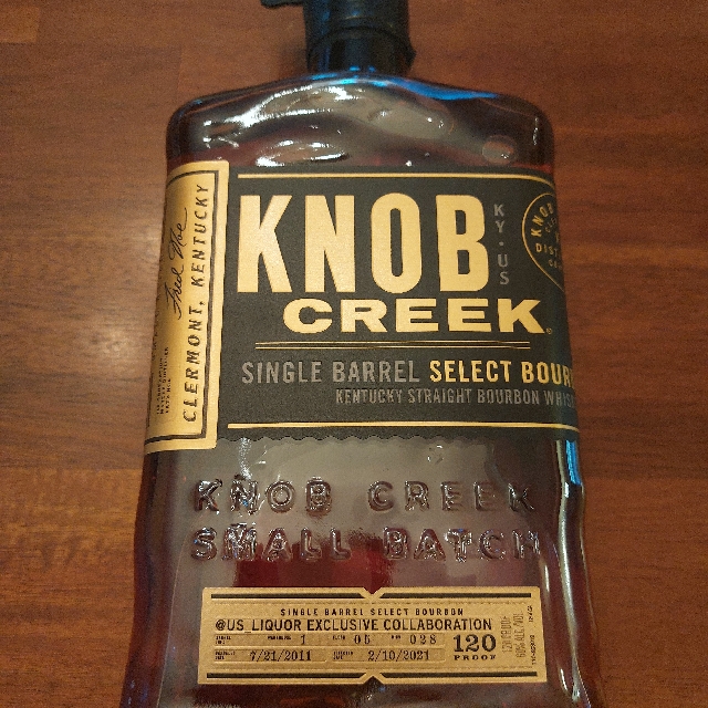 Knob Creek Single Barrel Select Bourbon @us_liquor Exclusive Collaboration