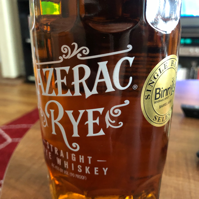 Sazerac Rye Binny's Select Single Barrel