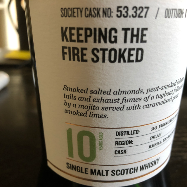 Keeping the Fire Stoked 53.327 (SMWS)