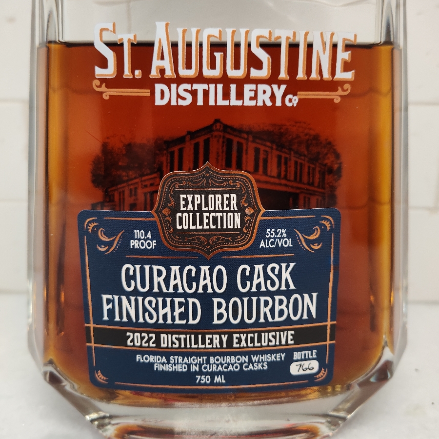 St. Augustine Explorer Collection Curacao Cask Finished Bourbon 2022